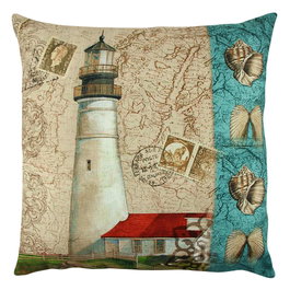 Aberto Design Cojín Multicolor 43 x 43 cm